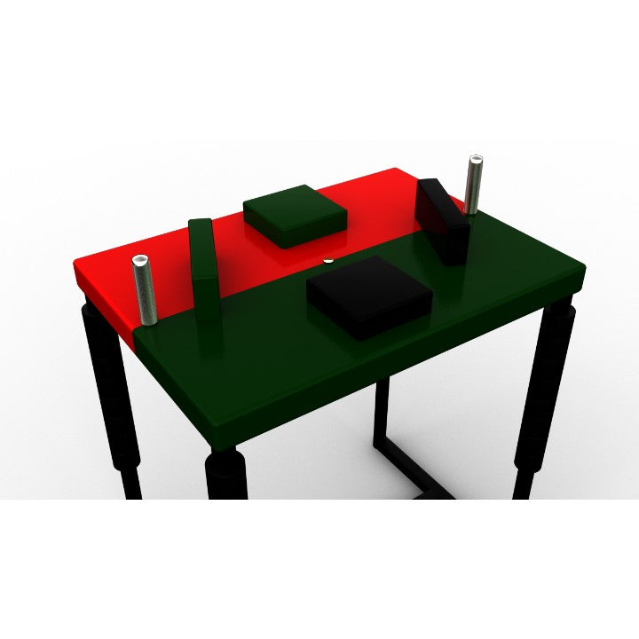 Professional Armwrestling Table - red / green