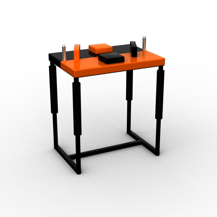 Professional Armwrestling Table - black / orange