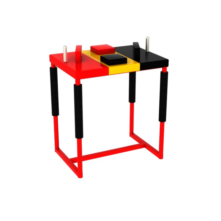 Professional Armwrestling Table - 3 colors / vertical stripes