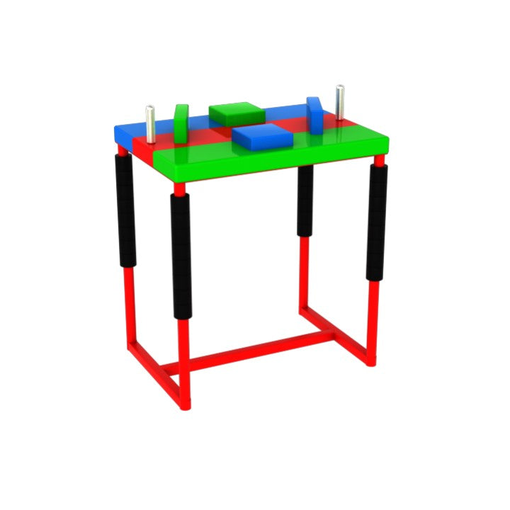 Professional Armwrestling Table - 3 colors / horizontal stripes