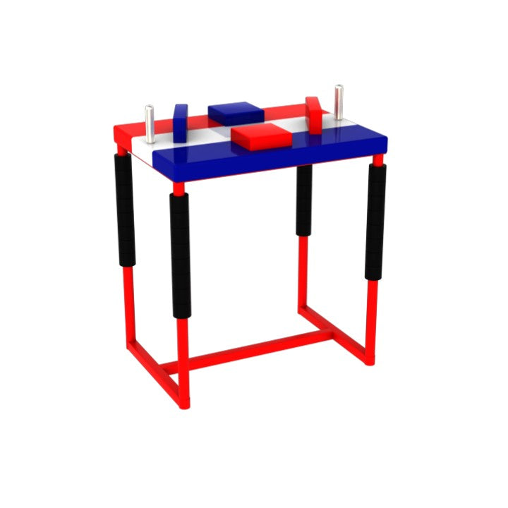 Professional Armwrestling Table - 3 colors / horizontal stripes