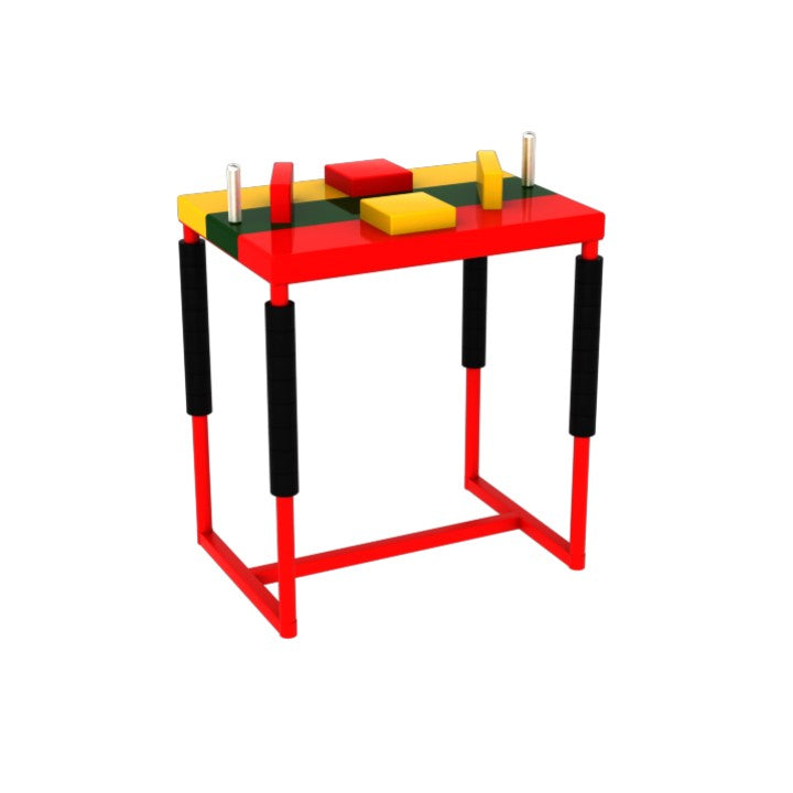 Professional Armwrestling Table - 3 colors / horizontal stripes