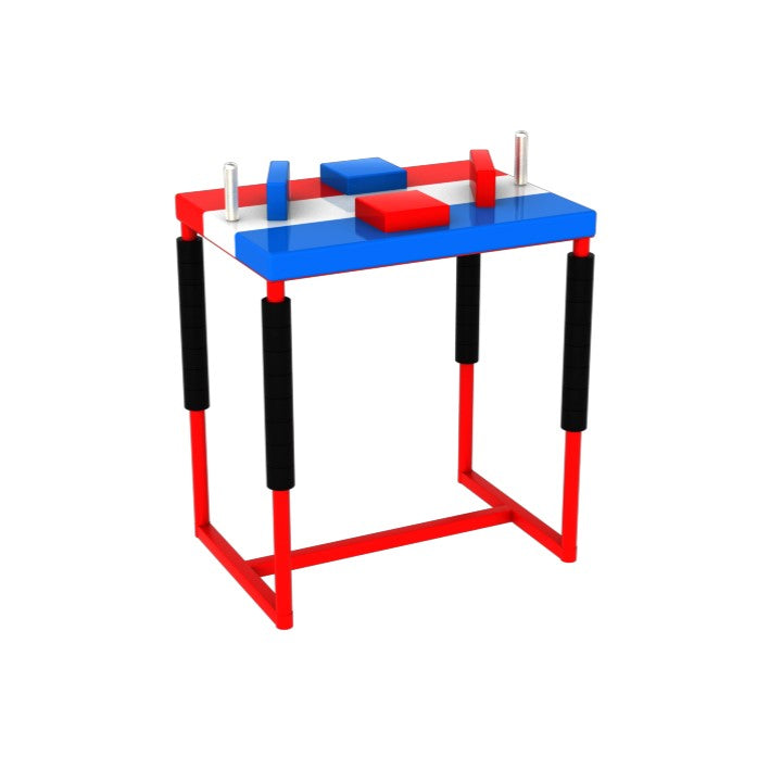Professional Armwrestling Table - 3 colors / horizontal stripes