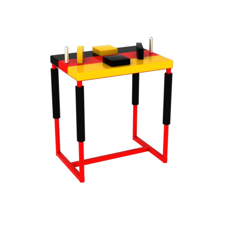 Professional Armwrestling Table - 3 colors / horizontal stripes