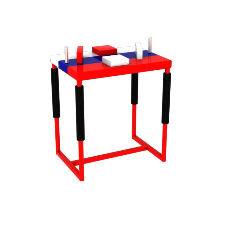 Professional Armwrestling Table - 3 colors / horizontal stripes