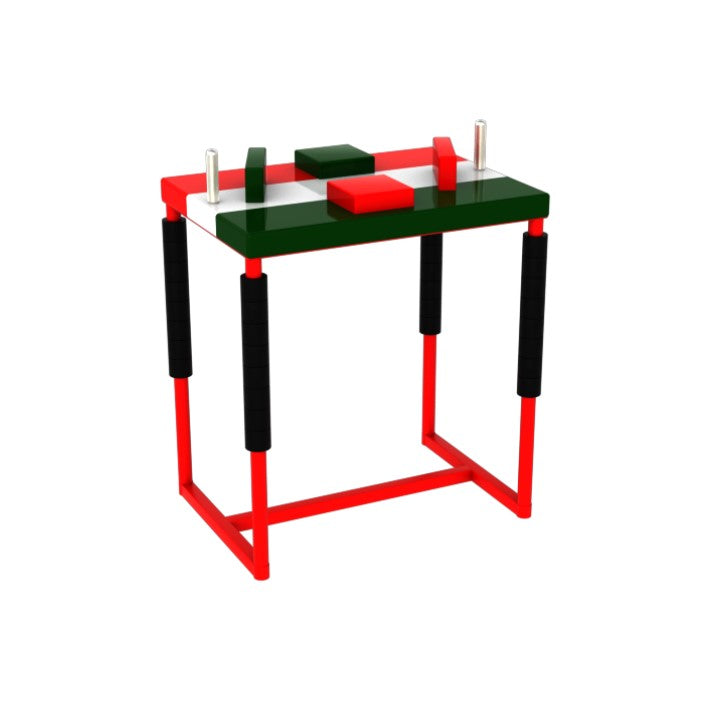 Professional Armwrestling Table - 3 colors / horizontal stripes