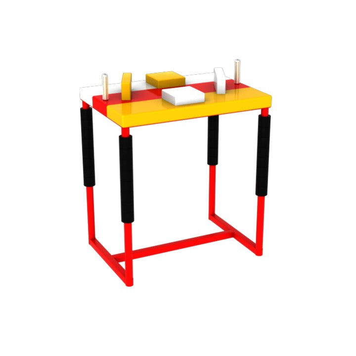 Professional Armwrestling Table - 3 colors / horizontal stripes