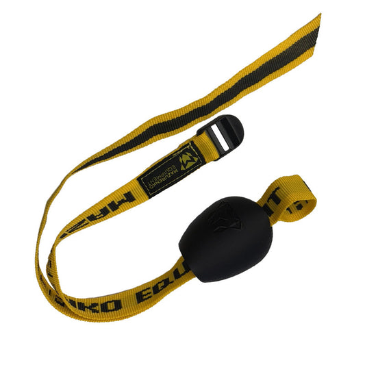 Training handle ANTI-TOP ROLL with a Referee’s strap - black