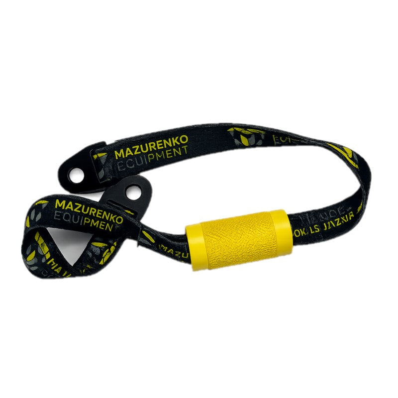 Double-point rotational training handle