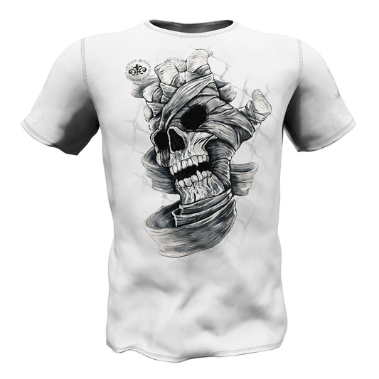 SKULL HAND Rigit Rules T-Shirt - white