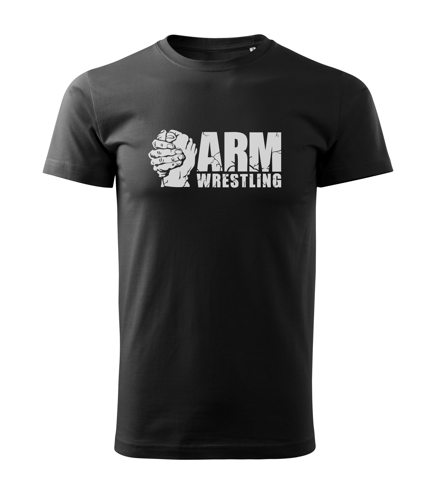 “Armwrestling Grip Logo” Black Cotton Tee
