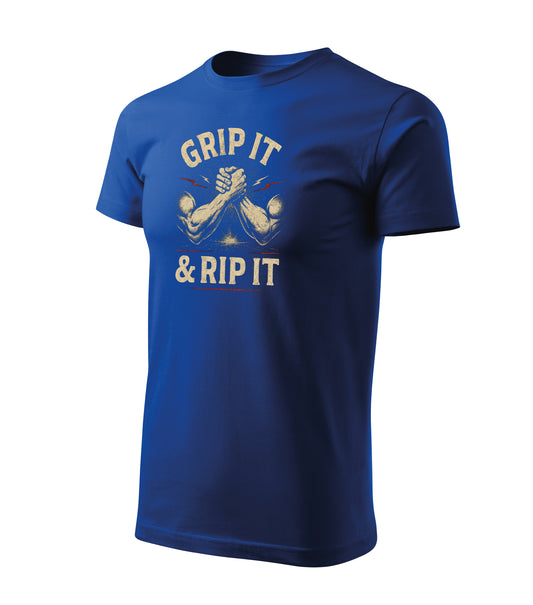 Deep blue Grip it & rip it Armwrestling - COTTON