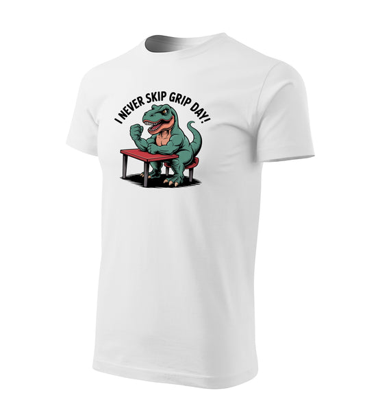 I never skip grip day - cotton t-shirt