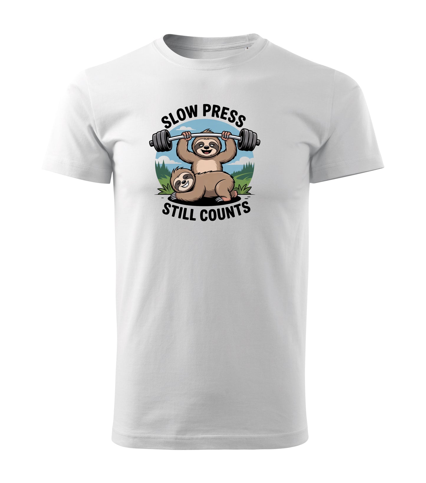 Slow press still counts - cotton t-shirt