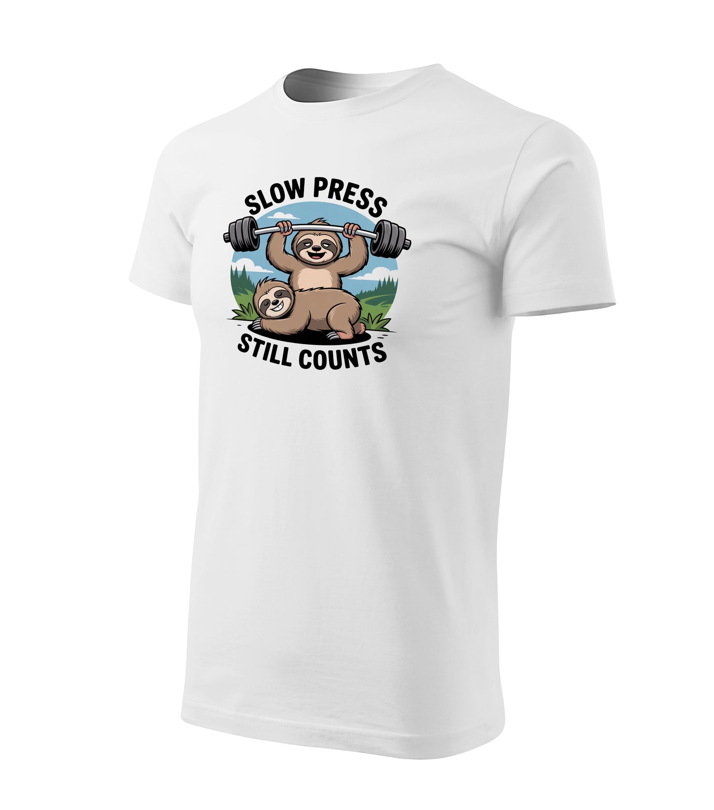 Slow press still counts - cotton t-shirt