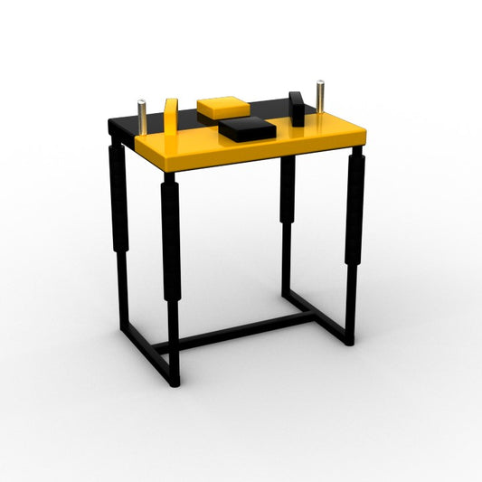 Professional Armwrestling Table - black / yellow