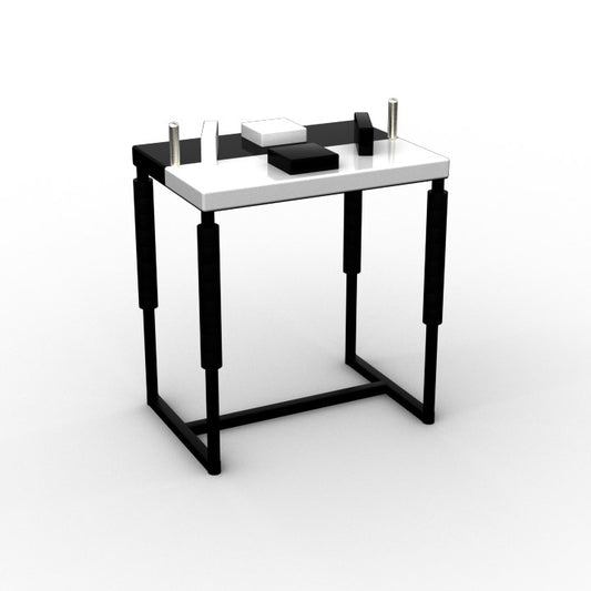 Professional Armwrestling Table - white / black