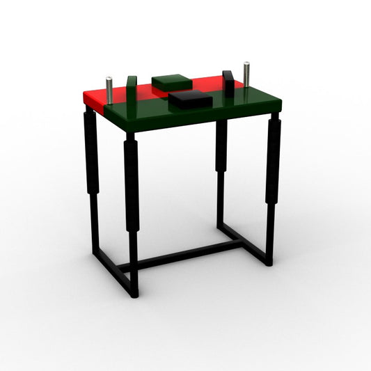 Professional Armwrestling Table - red / green
