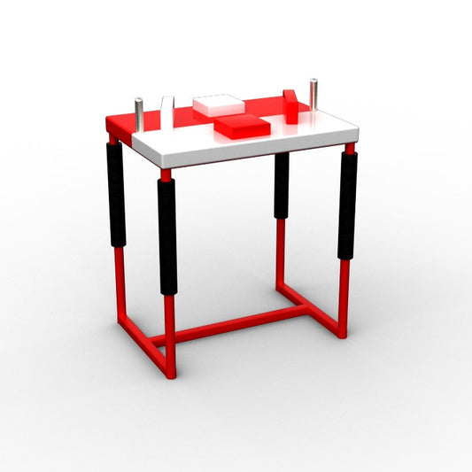 Professional Armwrestling Table - red / white