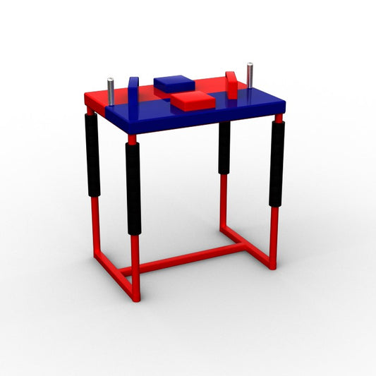 Professional Armwrestling Table - red / blue