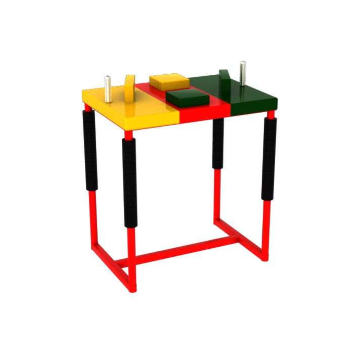 Professional Armwrestling Table -  3 colors / vertical stripes