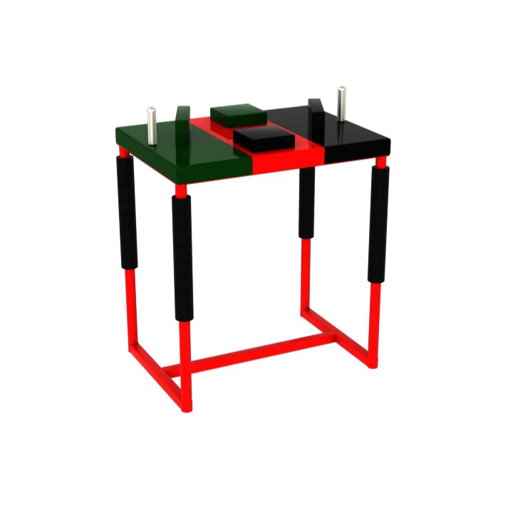 Professional Armwrestling Table -  3 colors / vertical stripes