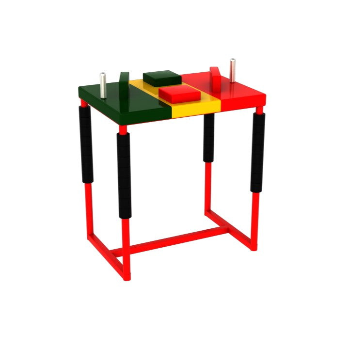 Professional Armwrestling Table -  3 colors / vertical stripes