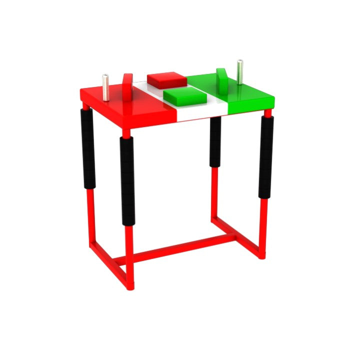 Professional Armwrestling Table -  3 colors / vertical stripes