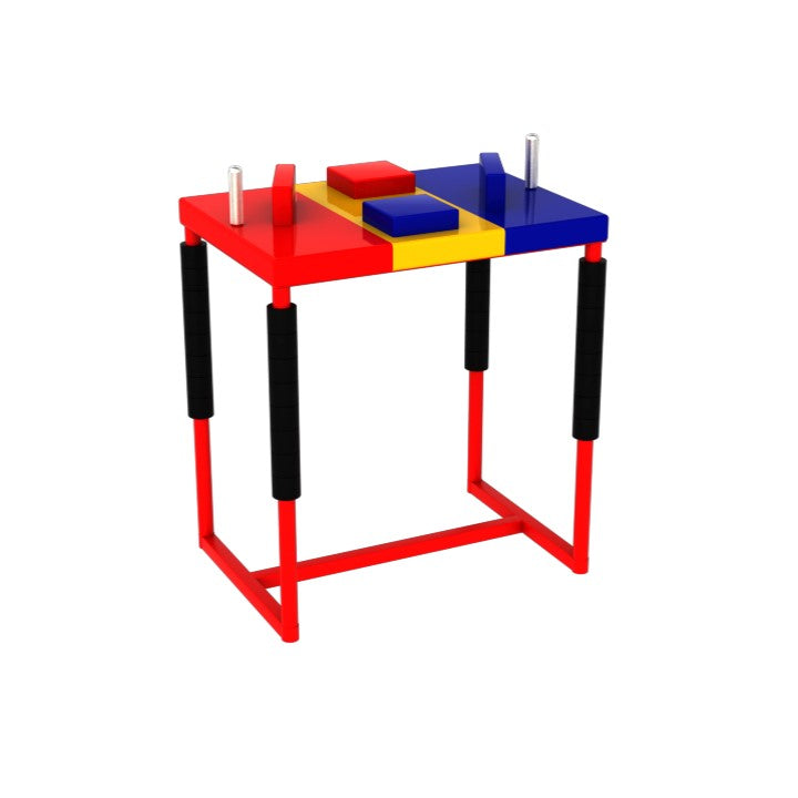 Professional Armwrestling Table -  3 colors / vertical stripes