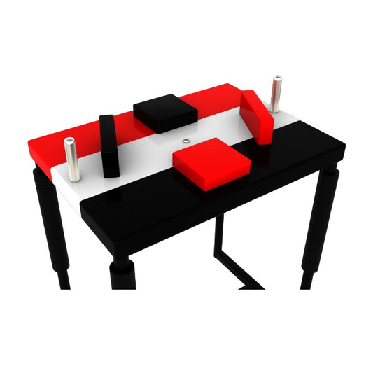 Professional Armwrestling Table -  3 colors / horizontal stripes