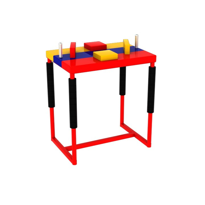 Professional Armwrestling Table -  3 colors / horizontal stripes