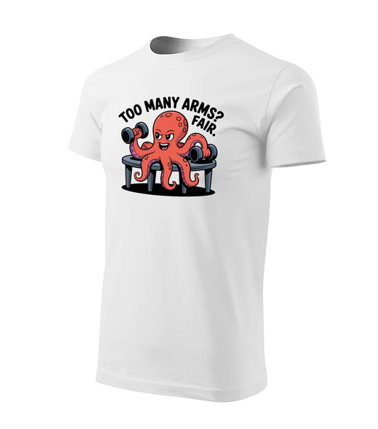 Too many arms? - cotton t-shirt